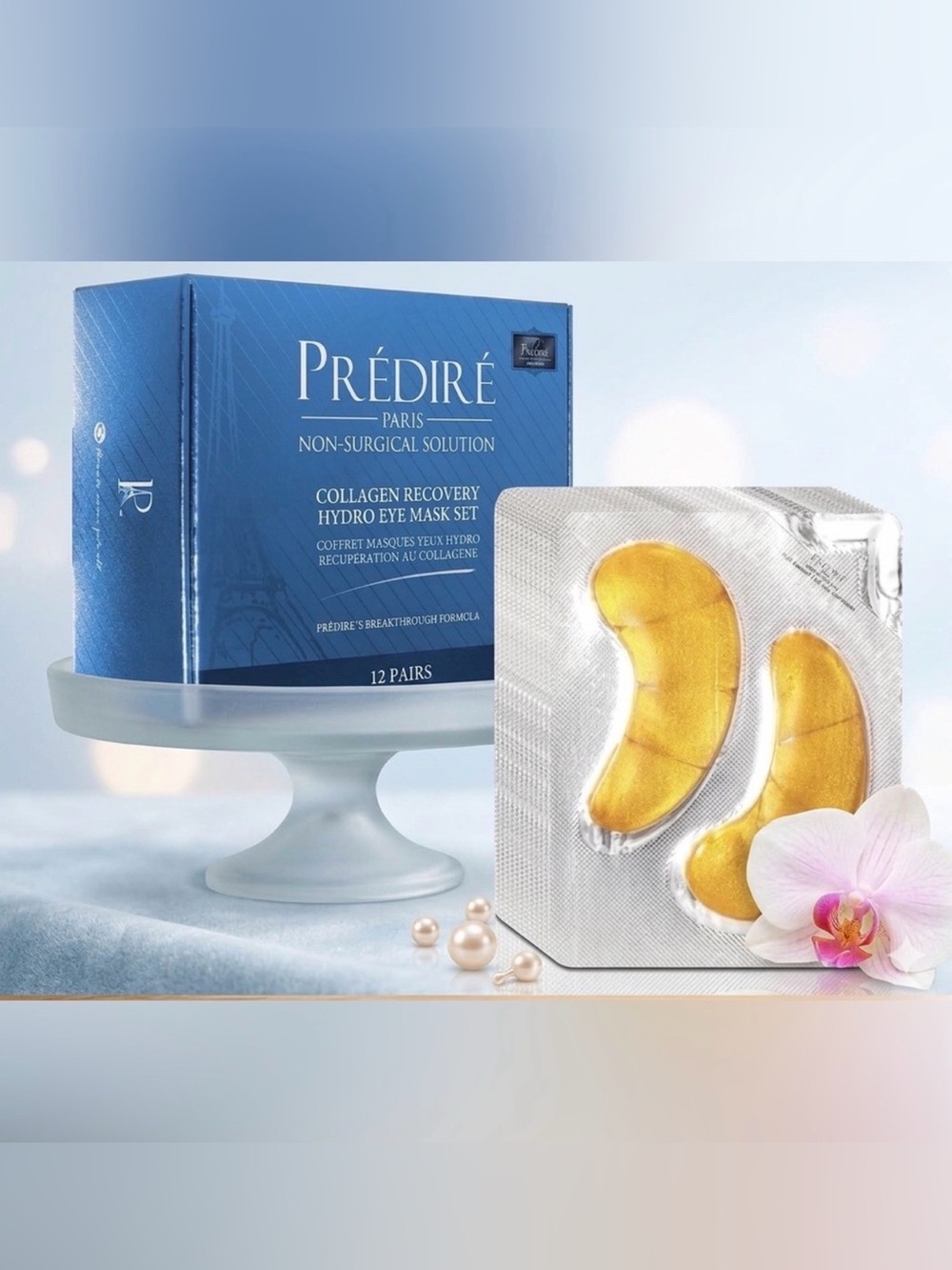 Predire Collagen Recovery Hydro Eye Mask Set (12 PAIRS) ~ Retail $750